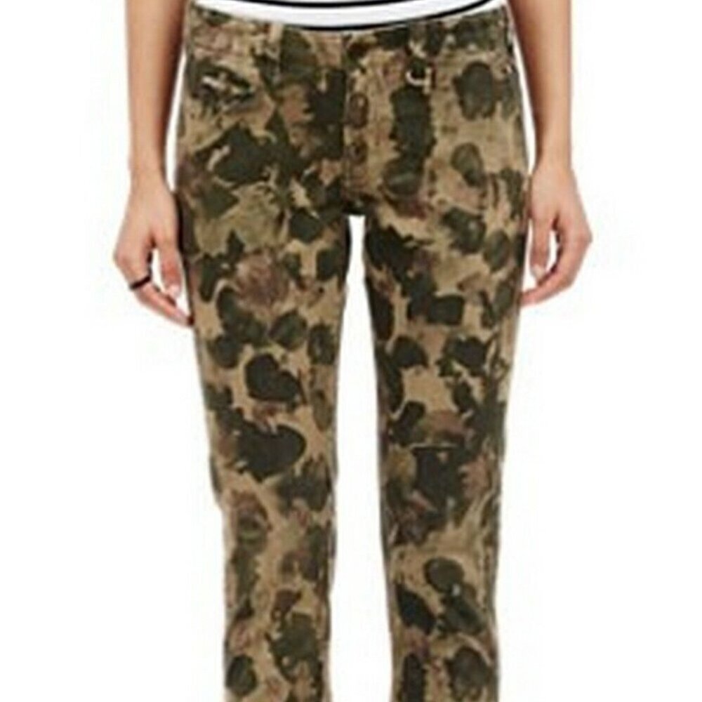 Chip Foster Hand Painted Camouflage-Print Trousers